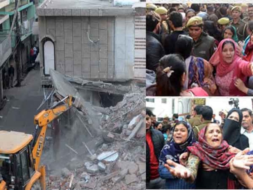 पूर्व मंत्री आजम खां और आईएमएसी प्रमुख मौलाना तौकीर रजा खान के करीबी सपा नेता पर चला बुलडोज़र 