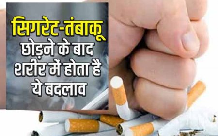 सिगरेट छोड़ने के बाद शरीर में क्या क्या होता है? जानकर हैरान हो जायेंगे