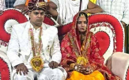 Ghazipur:  मुस्लिम युवती ने हिंदू रीति से लिए सात फेरे, शादी के कार्ड ने इसलिए बटोरीं सुर्खियां