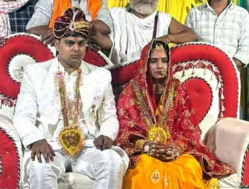 Ghazipur:  मुस्लिम युवती ने हिंदू रीति से लिए सात फेरे, शादी के कार्ड ने इसलिए बटोरीं सुर्खियां