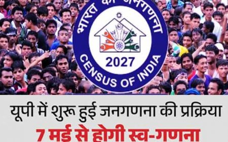 यूपी में जनगणना: आज से शुरू होगी स्व-गणना; 34 सवालों के देने होंगे जवाब, घर के मुखिया भर सकते हैं ऑनलाइन फॉर्म