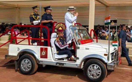 गाजियाबाद पहुंचे गृह मंत्री अमित शाह, एनडीआरएफ के अलंकरण समारोह में हुए शामिल