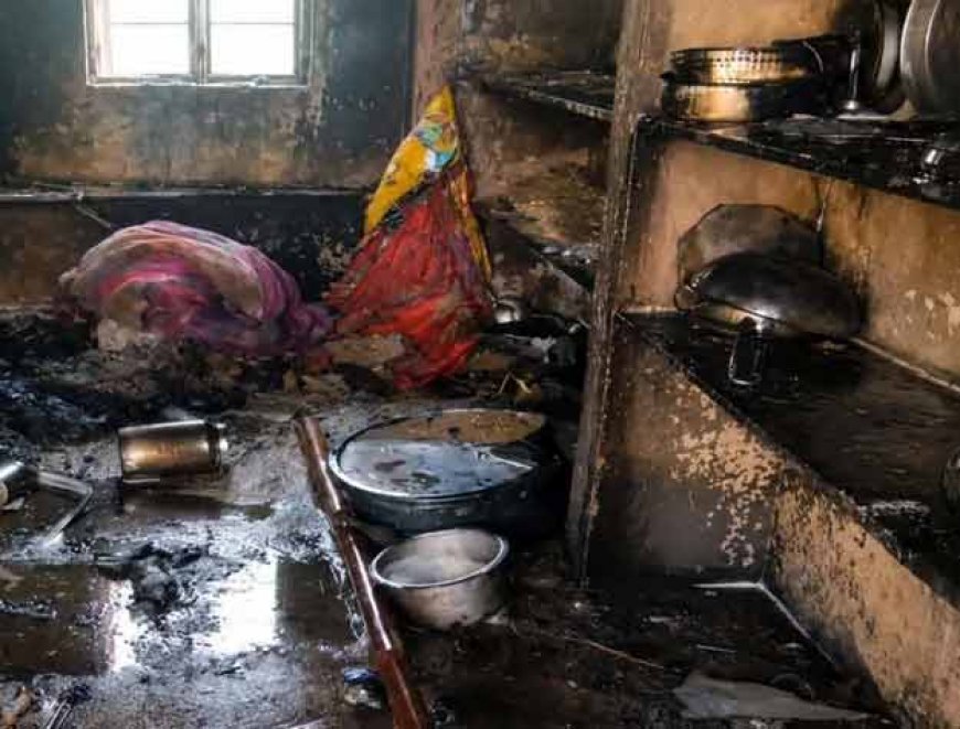 आग का गोला बना घर! फतेहपुर में गैस लीक से हादसा, 9 लोग गंभीर रूप से झुलसे