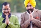 अरविंद केजरीवाल ने भगवंत मान को 2027 चुनाव के लिए पंजाब के मुख्यमंत्री चेहरे के रूप में प्रोजेक्ट किया