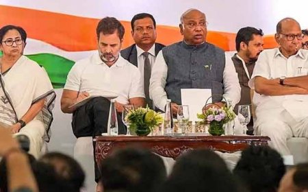  दिल्ली में आज INDIA ब्लॉक की मीटिंग : विजय की TVK शामिल , DMK-AAP आउट..