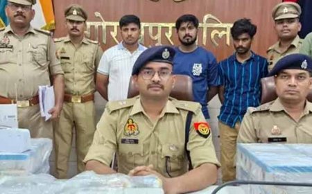 गोरखपुर में साइबर ठगी का बड़ा खुलासा, फर्जी क्यूआर बाक्स बनाकर म्यूल खातों को मर्चेंट खातों में बदलता था गिरोह