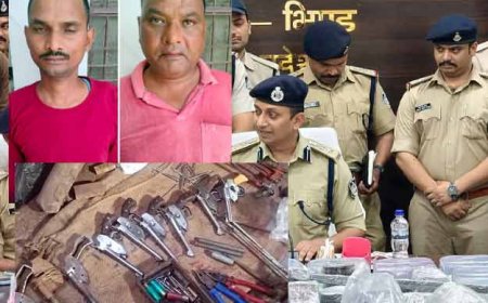 एसपी ऑफिस के पीछे चल रही थी कट्टा फैक्ट्री, गानों की आवाज में बनते थे हथियार