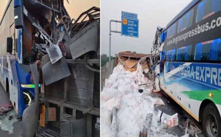 दुःखद आगरा-लखनऊ एक्सप्रेसवे पर एक के बाद एक तीन हादसे, 13 घायल