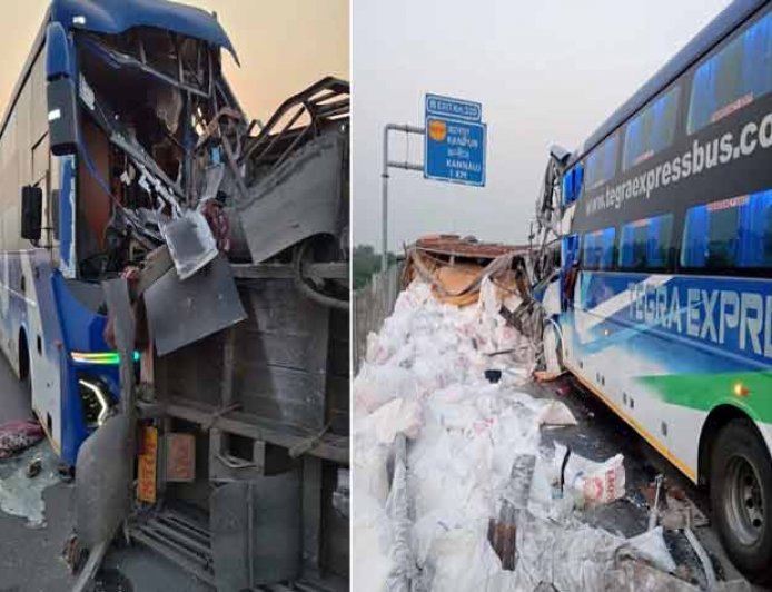 दुःखद आगरा-लखनऊ एक्सप्रेसवे पर एक के बाद एक तीन हादसे, 13 घायल