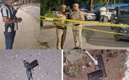 गुरुग्राम में फिल्मी स्टाइल में पुलिस एनकाउंटर! 4 शूटर ढेर, इतिहास में ऐसी पहली कार्रवाई