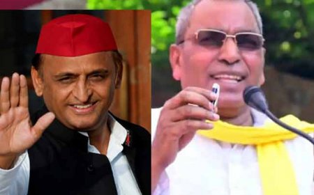 ओम प्रकाश राजभर ने बताया अखिलेश यादव से मुलाकात का दाम-'भैया से हाथ मिलाने का 10 हजार रेट'