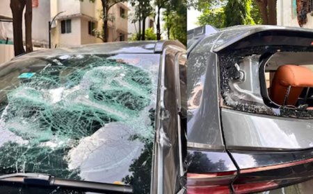 15 किमी तक कार पर डंडे-रॉड बरसाते रहे शौहदे; महिला को छेड़ा, परिवार को दौड़ाया