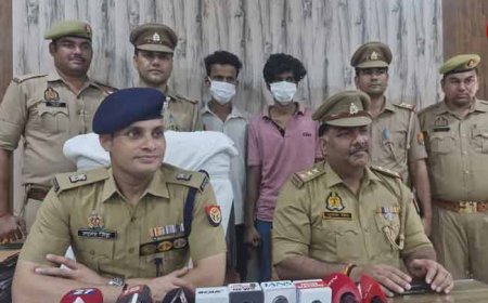 ग्रेटर नोएडा पुलिस ने पकड़ा शातिर वाहन चोर गिरोह, मास्टर Key से चंद सेकेंडों में उड़ाते थे बाइक