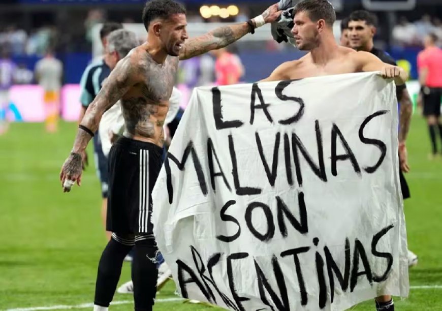 Fifa World Cup 2026:फीफा ले सकता है एक्शन! जीत का जश्न पड़ेगा भारी! अर्जेंटीना ने दिखाया विवादित बैनर