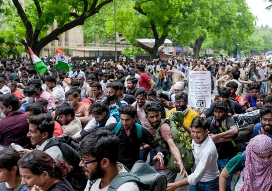 Sansad March: छात्रों से ज्यादा पहुंचे बाहरी चेहरे, जोमैटो बॉय से लेकर ट्रक ड्राइवर तक शामिल, जांच शुरू