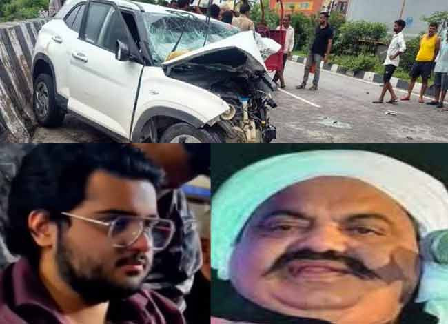 अतीक अहमद के बेटे आबान अहमद की मौत, डिवाइडर से टकराई कार