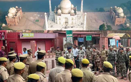 ताजमहल में ऐसा क्‍या हुआ, यूपी पुलिस ने डाल दिया घेरा, CISF ने निकाले हथियार