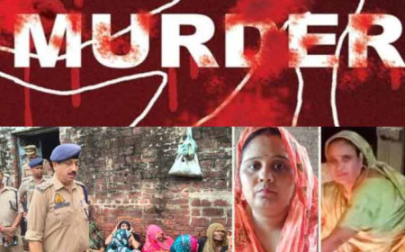 इटावा डबल मर्डर: पति ने नशीला पदार्थ पिलाया, पत्नी भागी तो दराती से काटा, हाथ-पैर बांधकर सास का रेता गला