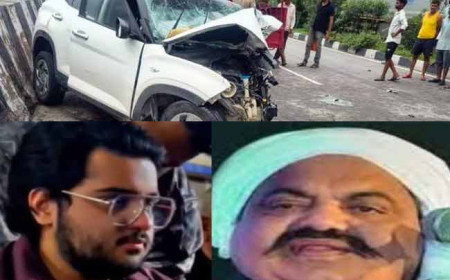 अतीक अहमद के बेटे आबान अहमद की मौत, डिवाइडर से टकराई कार