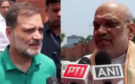 अमित शाह बोले, 'हर चर्चा का जवाब देने के लिए तैयार', राहुल ने कहा-We Dont Care