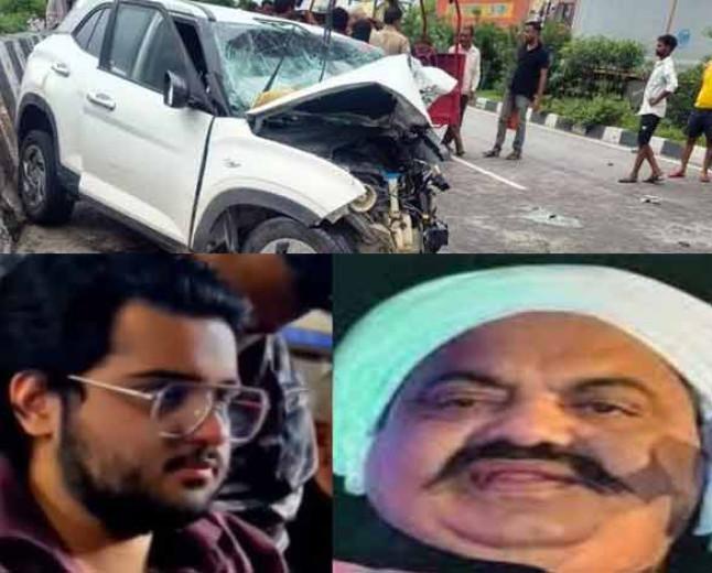 अतीक अहमद के बेटे आबान अहमद की मौत, डिवाइडर से टकराई कार