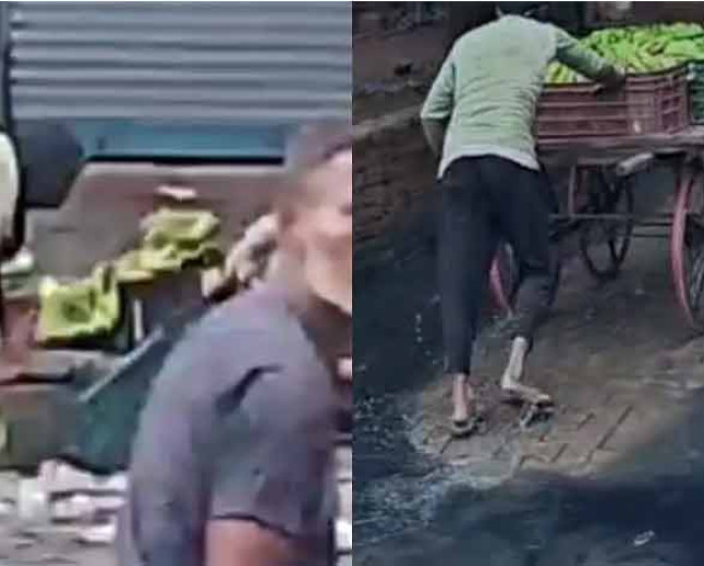 गंभीर मामला - गाजियाबाद के लोनी में गंदे नाले के पानी से धोए जा रहे थे केले