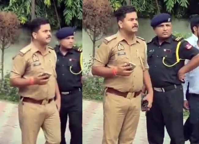 'इतनी फोर्स मंगाऊंगा कि ठंडा कर दूंगा, गोरखपुर पुलिस है ये', चौकी प्रभारी का वीडियो वायरल