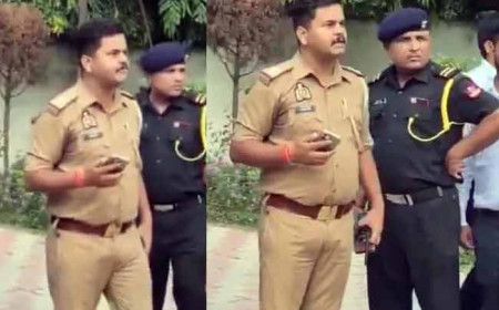 'इतनी फोर्स मंगाऊंगा कि ठंडा कर दूंगा, गोरखपुर पुलिस है ये', चौकी प्रभारी का वीडियो वायरल