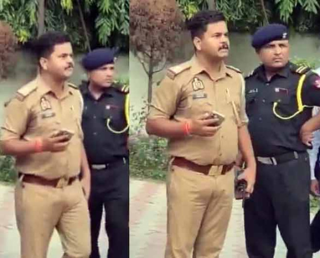 'इतनी फोर्स मंगाऊंगा कि ठंडा कर दूंगा, गोरखपुर पुलिस है ये', चौकी प्रभारी का वीडियो वायरल
